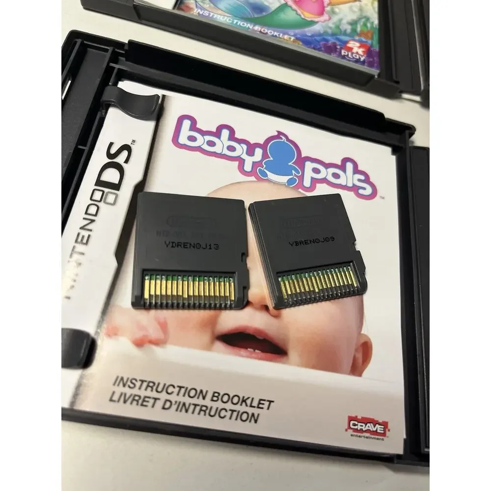Dora the Explorer Baby Pals Bundle Lot Of 2 Games Nintendo DS Save Mermaids CIB